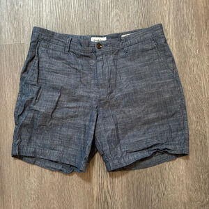 Goodfellow & CO. 7" Linden 100% cotton blue summer shorts Size 32